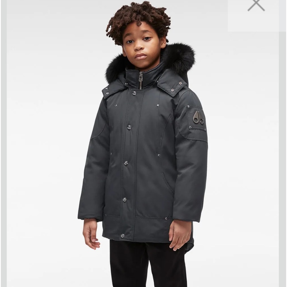 Moose Knuckle Gray Long Jacket